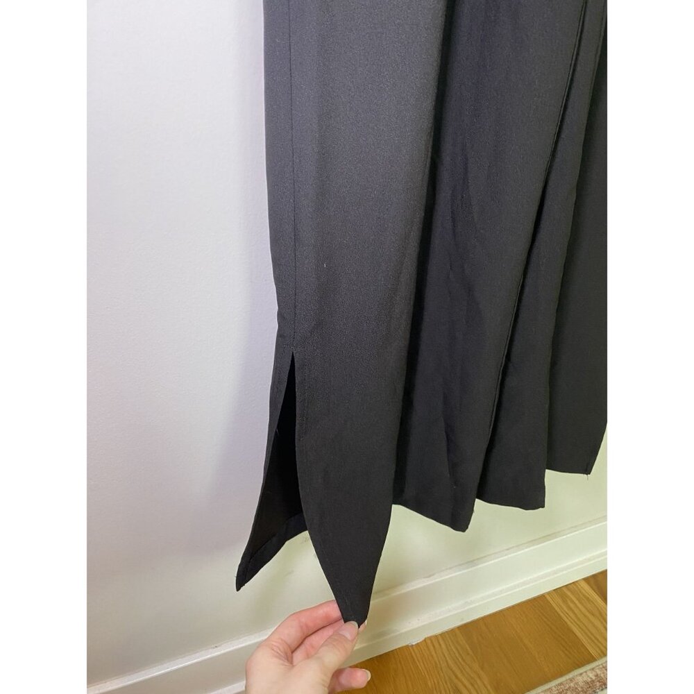 Mi Ami Black Jumpsuit Size Medium Sleek Minimalist One Piece Outfit Chic Evening - Picture 7 of 9
